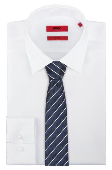 Krawaty HUGO Silk Jacquard Patterned Męskie (Pl32158)